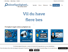 Tablet Screenshot of onlinesynlighed.dk